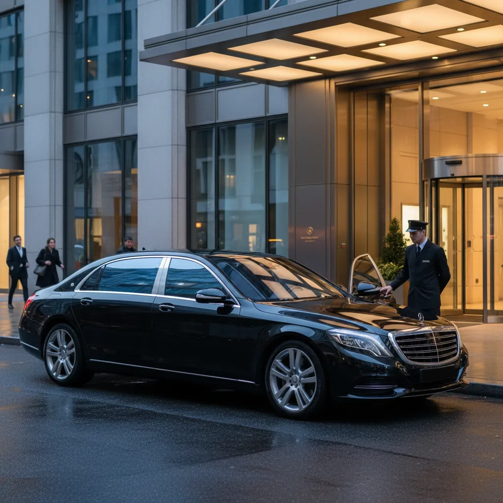 Premium Black Chauffeur Car